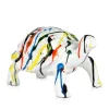 Statues & Sculptures Table Top|Low Poly^Polygon Turtle 21cm Multicolour Resin Indoor Sculpture