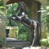 Statues & Sculptures Horses^Prancing Horse Life-Size Bronze Metal Garden Statue