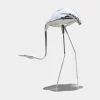 Statues & Sculptures Wildlife|Cranes^Pure Crane 100cm Silver Metal Garden Sculpture