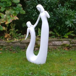 Statues & Sculptures Modern^Pure Love 80cm Modern Marble Resin Garden Statue