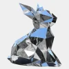 Statues & Sculptures Wildlife|Contemporary^Rabbit 57cm Geometric Metal Garden Sculpture