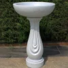 Statues & Sculptures Bird Baths^Redmire Modern Granite Resin Garden Birdbath