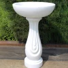 Statues & Sculptures Bird Baths^Redmire Modern Marble Resin Garden Birdbath