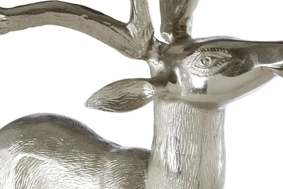 Statues & Sculptures Table Top|Animals^Regal Deer 64cm Metal Indoor Statue