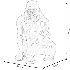 Statues & Sculptures Table Top|Animals^Regal Orangutan 38cm Abstract Resin Indoor Sculpture
