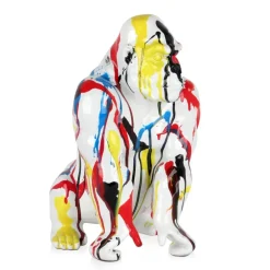 Statues & Sculptures Table Top|Abstract^Regal Orangutan 38cm Multicolour Resin Indoor Sculpture