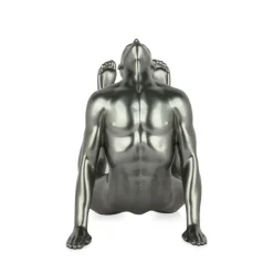 Statues & Sculptures Figurative|Table Top^Rising Core 24cm Anthracite Resin Indoor Sculpture