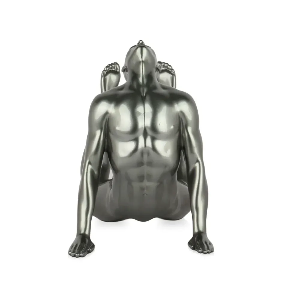 Statues & Sculptures Figurative|Table Top^Rising Core 24cm Anthracite Resin Indoor Sculpture