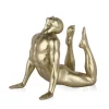 Statues & Sculptures Figurative|Table Top^Rising Core 24cm Gold Resin Indoor Sculpture