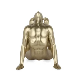 Statues & Sculptures Figurative|Table Top^Rising Core 24cm Gold Resin Indoor Sculpture