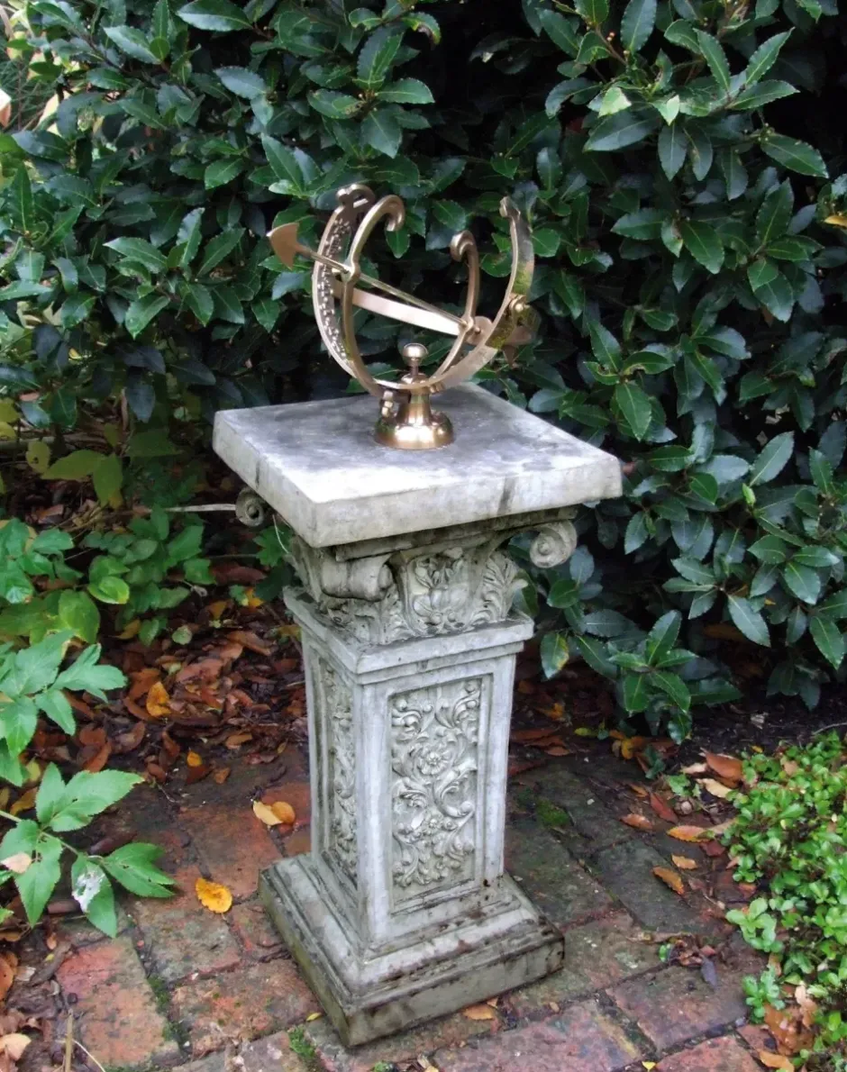 Statues & Sculptures Armillary Sundials^Rocco Armillary Stone Garden Sundial