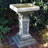 Statues & Sculptures Bird Baths^Rocco Classic Stone Garden Bird Bath