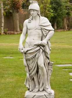 Statues & Sculptures Roman^Roman Gladiator & Goddess Stone Garden Statues