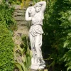 Statues & Sculptures Roman^Roman Goddess with Urn 84cm Stone Resin Garden Statue