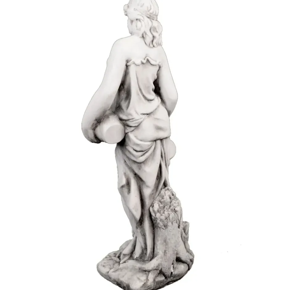 Statues & Sculptures Roman^Roman Goddess with Urns 79cm Stone Resin Garden Statue