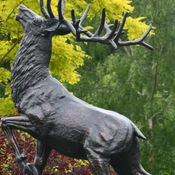Statues & Sculptures Stags & Deers^Royal Deer 213cm Bronze Metal Garden Statue