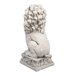 Statues & Sculptures Wildlife|Lions^Royal Lion Antique Stone Garden Statue