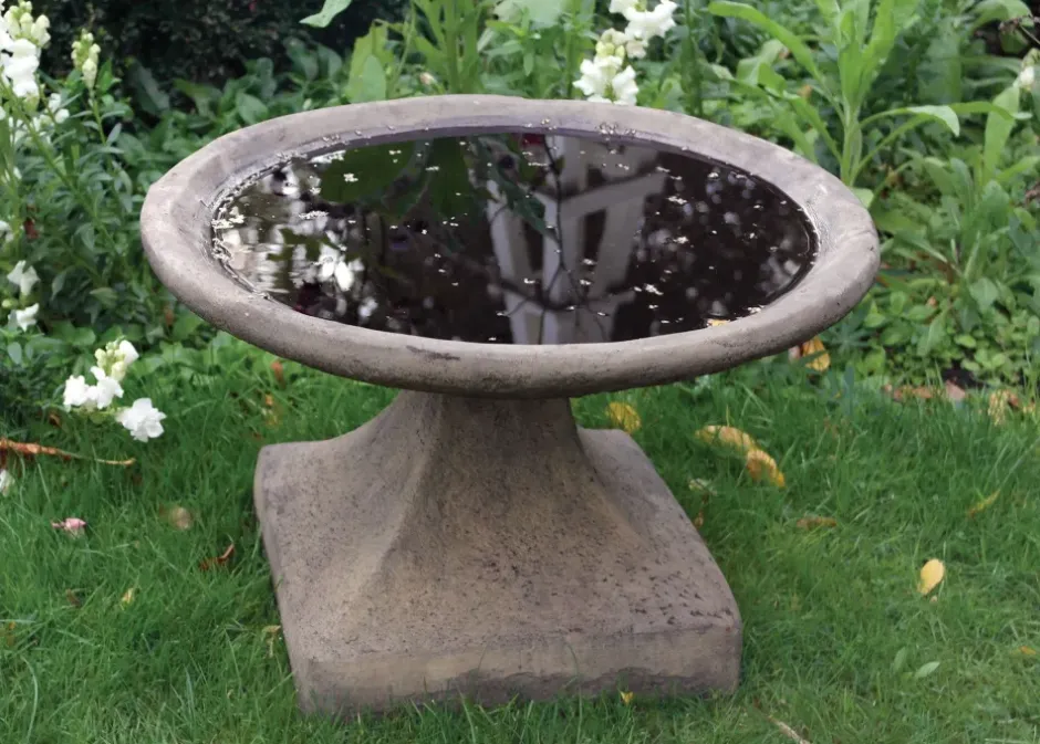 Statues & Sculptures Bird Baths^Rutland Modern Stone Garden Bird Bath