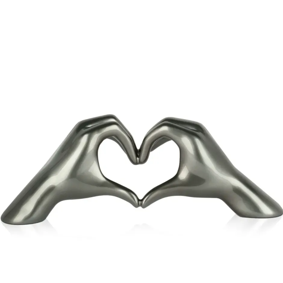 Statues & Sculptures Table Top|Contemporary^Sacred Love 15cm Anthracite Resin Indoor Sculpture