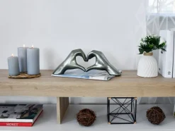 Statues & Sculptures Table Top|Contemporary^Sacred Love 15cm Anthracite Resin Indoor Sculpture