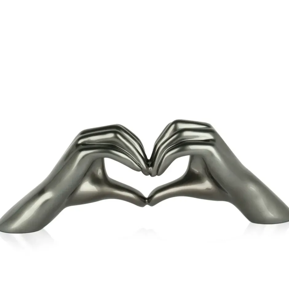 Statues & Sculptures Table Top|Contemporary^Sacred Love 15cm Anthracite Resin Indoor Sculpture