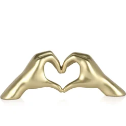 Statues & Sculptures Table Top|Contemporary^Sacred Love 15cm Gold Resin Indoor Sculpture