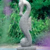 Statues & Sculptures Sealife^Seahorse 94cm Stone Garden Ornament