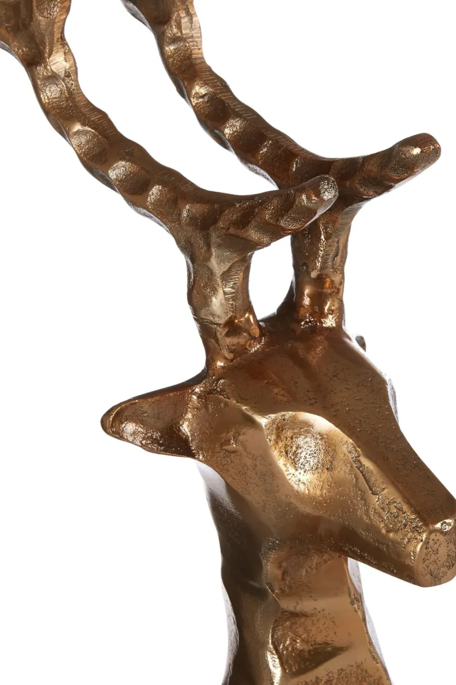 Statues & Sculptures Table Top|Animals^Serene Stag 38cm Bronze Metal Indoor Statue