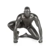 Statues & Sculptures Figurative|Table Top^Shadow Protector 24cm Anthracite Resin Indoor Sculpture