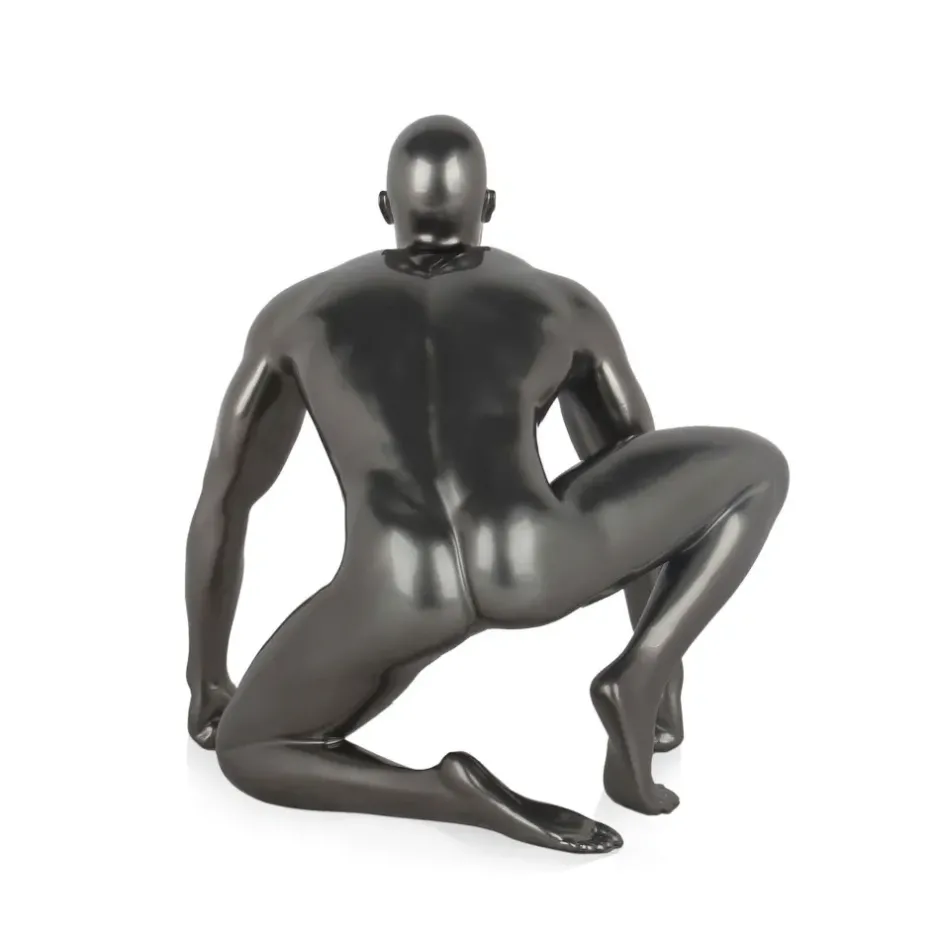 Statues & Sculptures Figurative|Table Top^Shadow Protector 24cm Anthracite Resin Indoor Sculpture