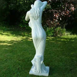 Statues & Sculptures Greek^Shy Maiden 155cm Marble Resin Garden Statue