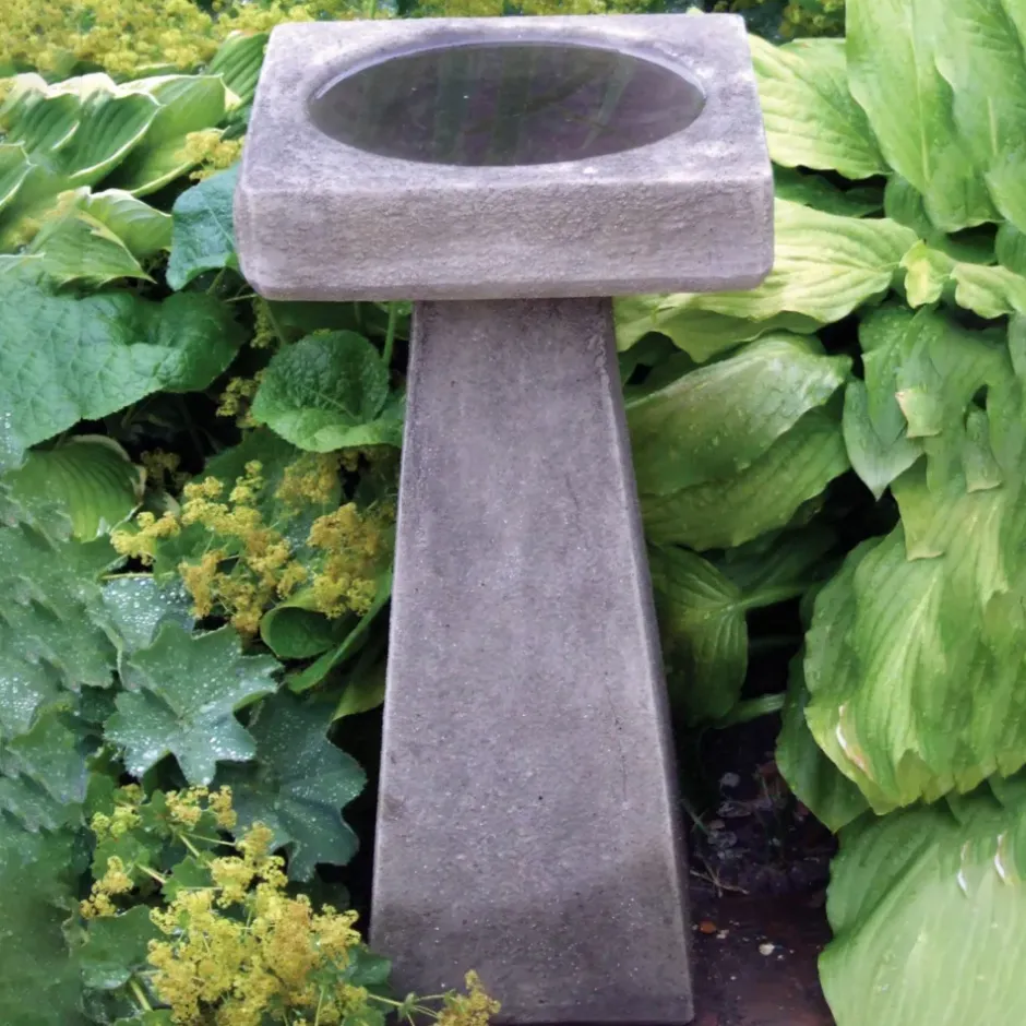 Statues & Sculptures Bird Baths^Simple Design Stone Garden Birdbath
