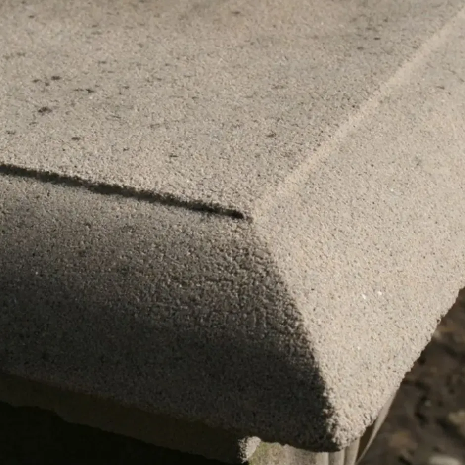 Statues & Sculptures Stone Benches^Single Curved Plain Stone Bench - Large Garden Benches