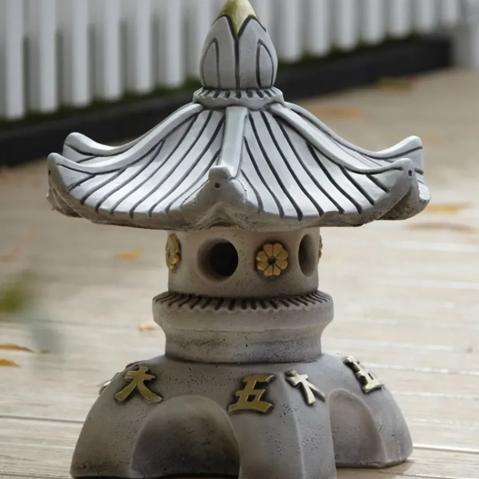 Statues & Sculptures Pagodas^Single Top Japanese Pagoda Stone Garden Ornament