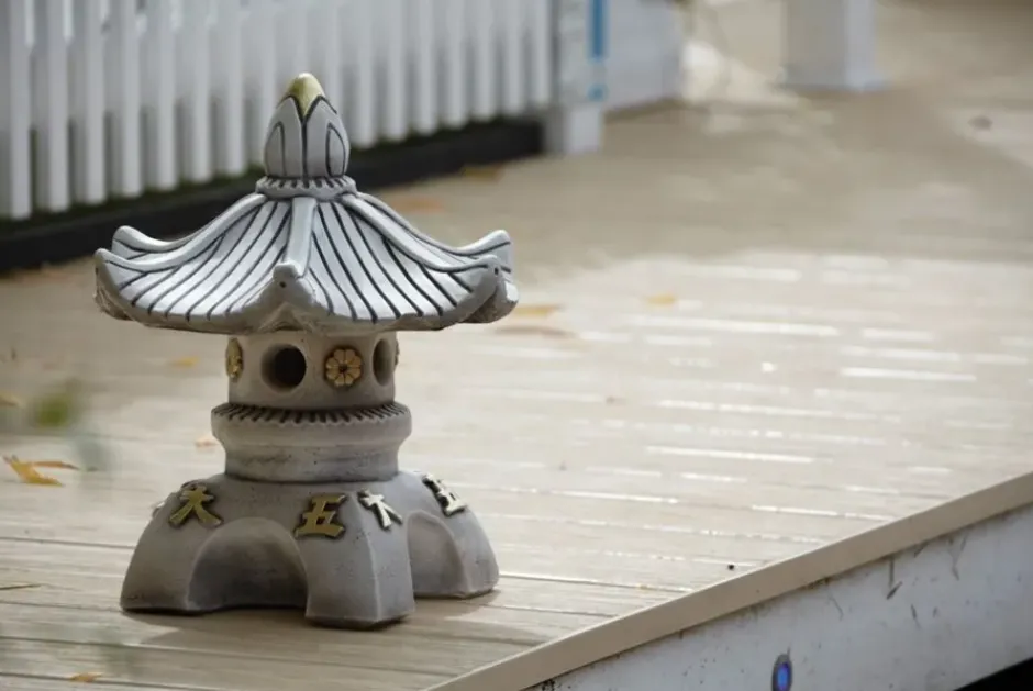 Statues & Sculptures Pagodas^Single Top Japanese Pagoda Stone Garden Ornament