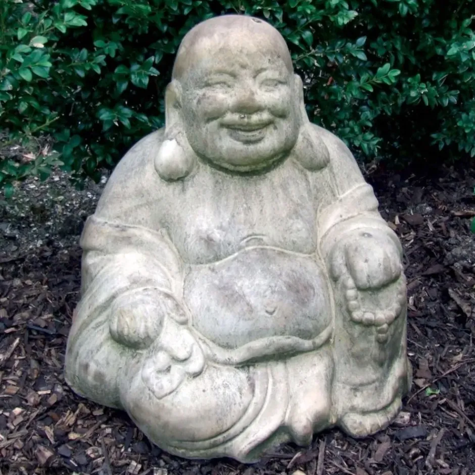 Statues & Sculptures Buddha^Sitting Chinese Buddha Stone Garden Ornament