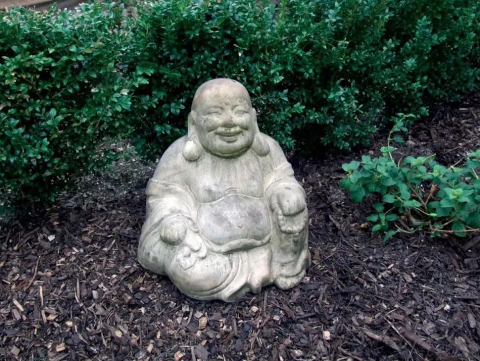 Statues & Sculptures Buddha^Sitting Chinese Buddha Stone Garden Ornament