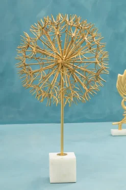 Statues & Sculptures Table Top|Abstract^Skyflare 57cm Gold Metal Indoor Sculpture