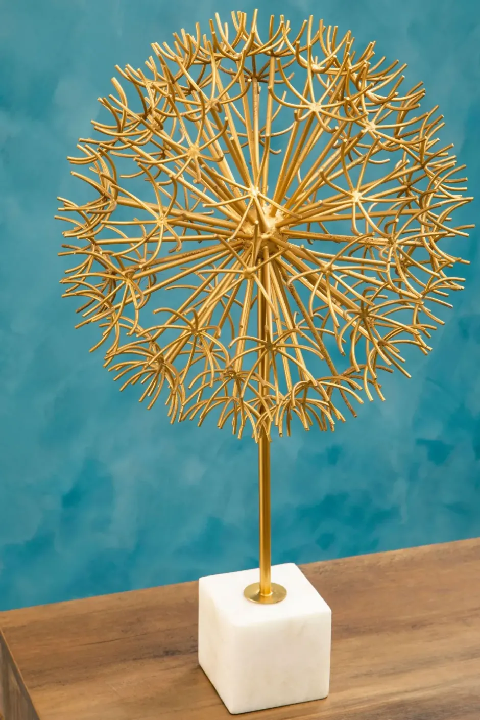 Statues & Sculptures Table Top|Abstract^Skyflare 57cm Gold Metal Indoor Sculpture