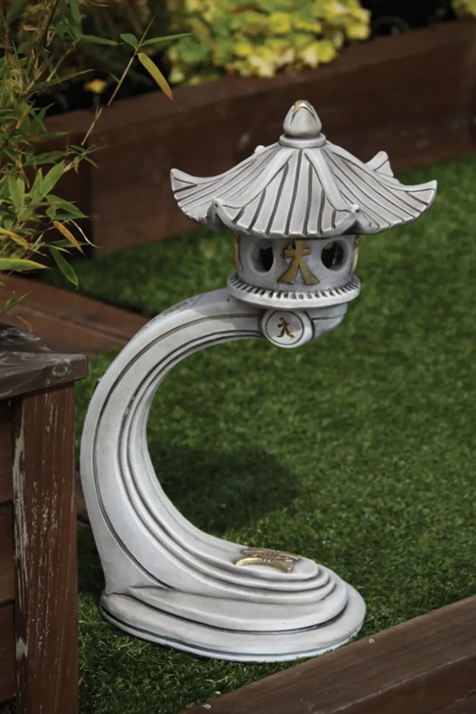 Statues & Sculptures Pagodas^Small Curved Japanese Pagoda Stone Garden Ornament