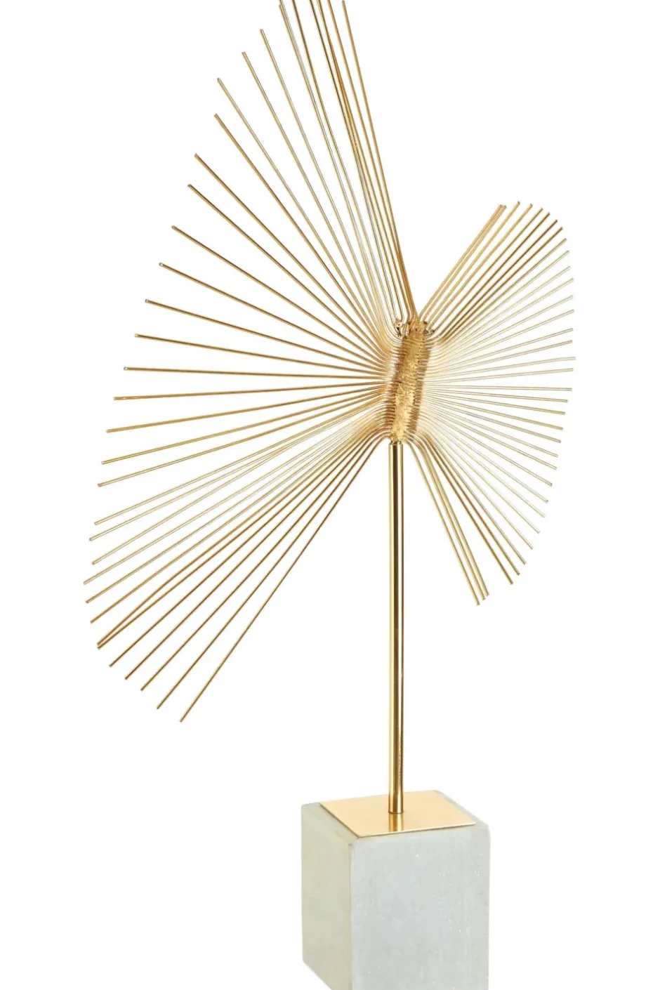Statues & Sculptures Table Top|Abstract^Solar Flare 66cm Gold Metal Indoor Sculpture