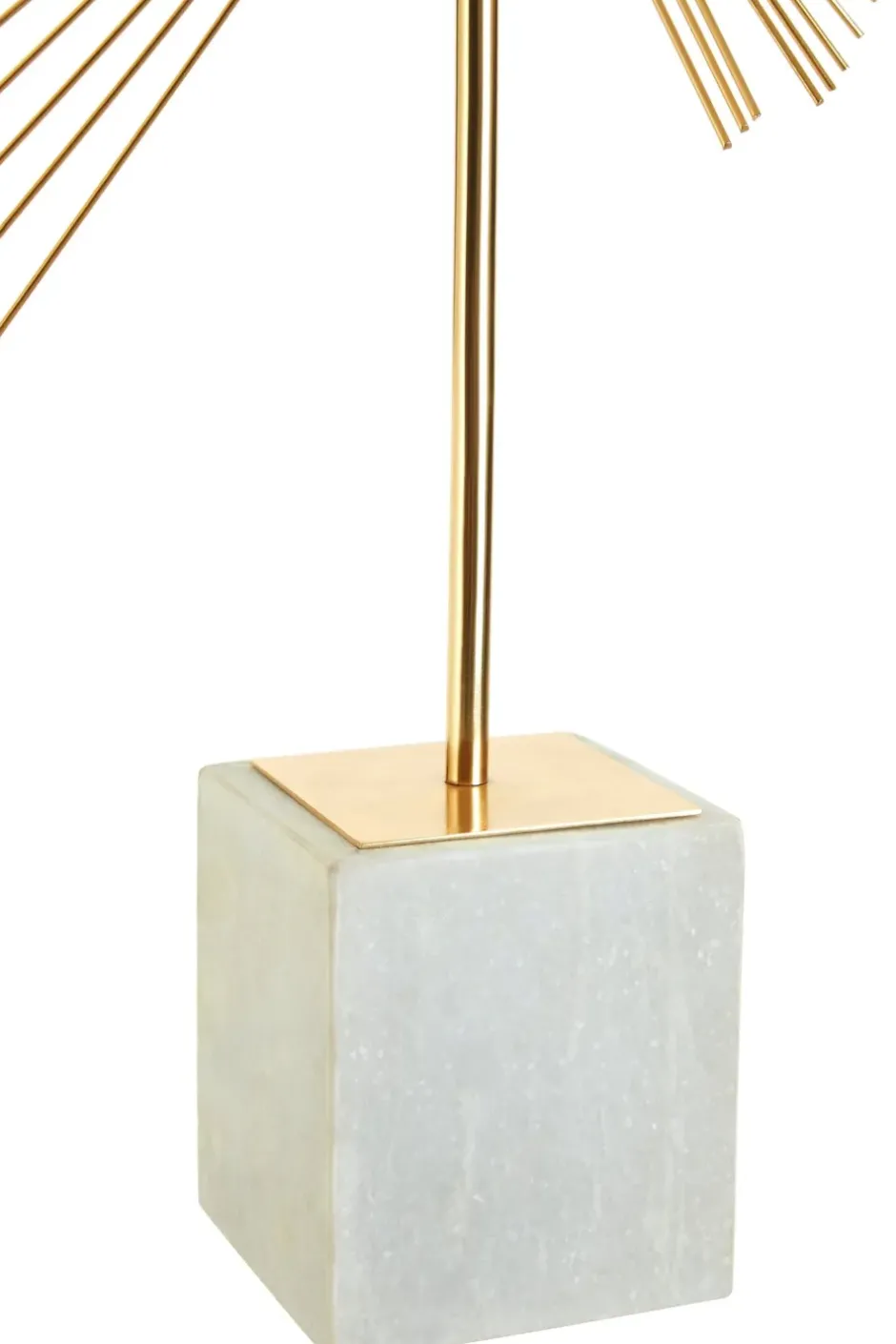 Statues & Sculptures Table Top|Abstract^Solar Flare 66cm Gold Metal Indoor Sculpture