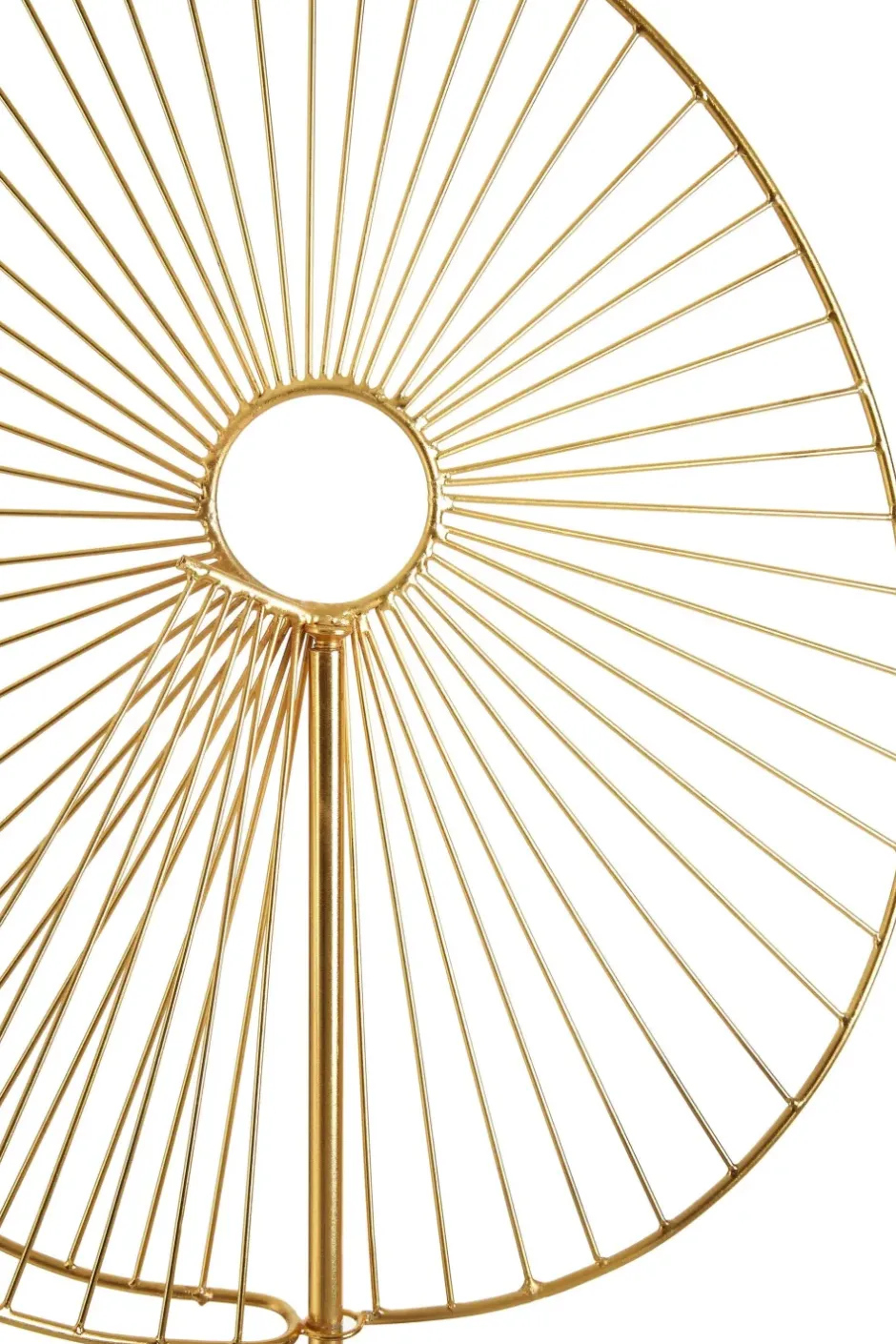 Statues & Sculptures Table Top|Abstract^Solar Interlace 70cm Gold Metal Indoor Sculpture