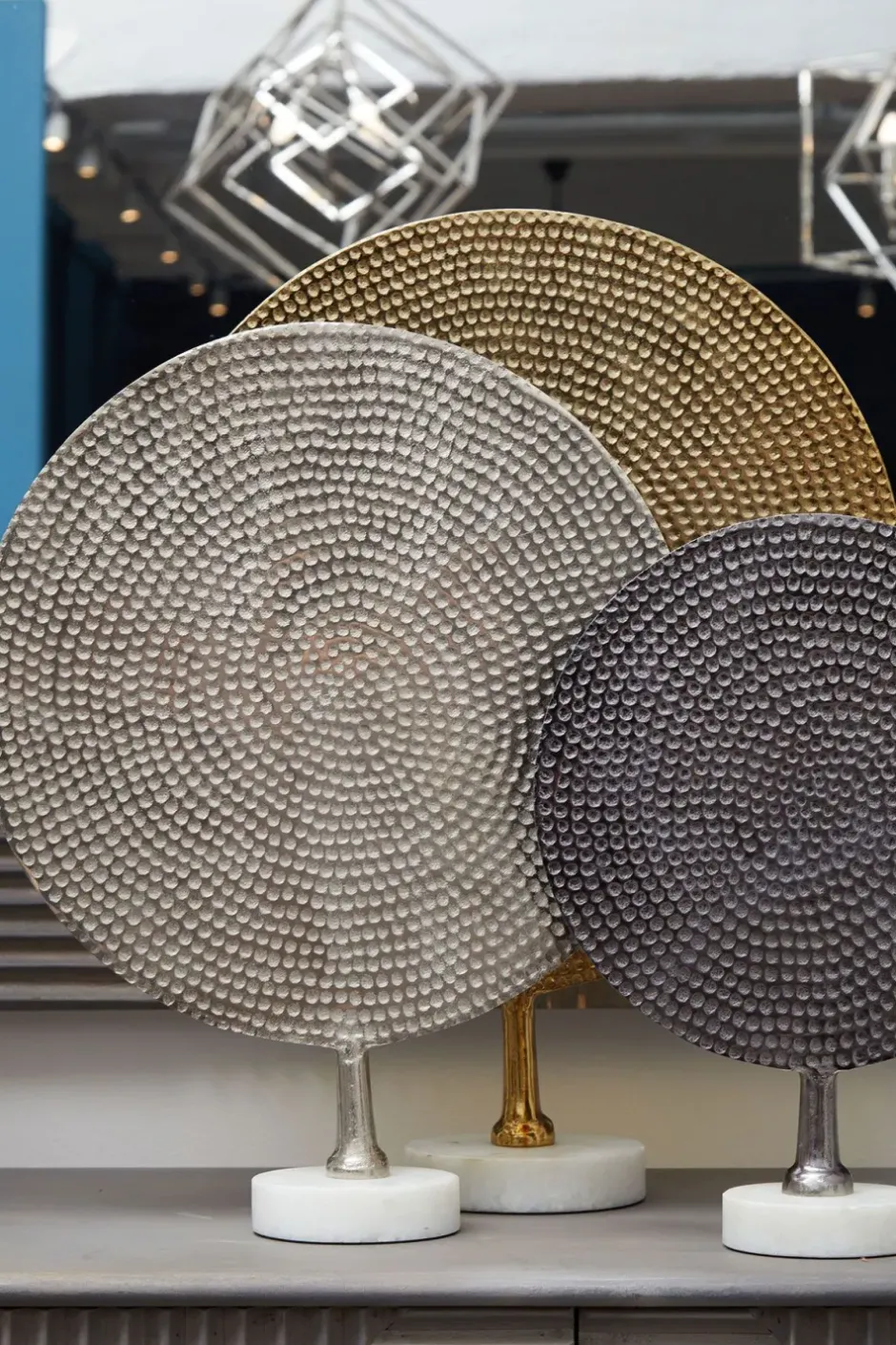 Statues & Sculptures Table Top|Abstract^Solaris 40cm Metal Indoor Sculptures