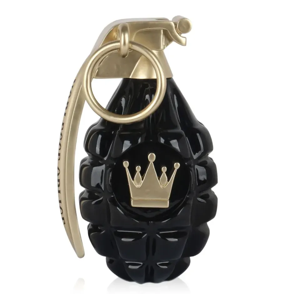Statues & Sculptures Table Top|Contemporary^Sonic Grenade 25cm Black Resin Indoor Sculpture