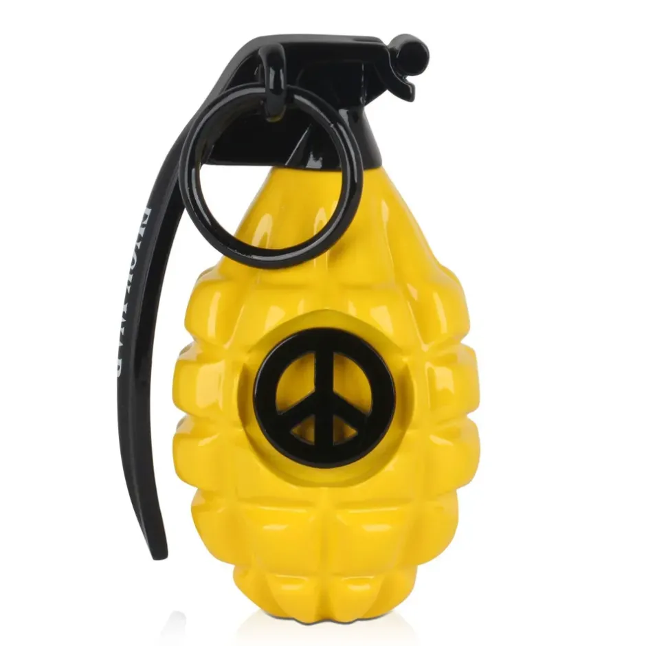 Statues & Sculptures Table Top|Contemporary^Sonic Grenade 25cm Yellow Resin Indoor Sculpture