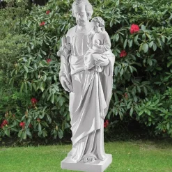 Statues & Sculptures St Joseph^St. Joseph 79cm Marble Resin Garden Statue