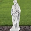 Statues & Sculptures St Joseph^St. Joseph 30cm Marble Resin Garden Statue
