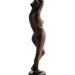 Statues & Sculptures Figurative|Table Top^Standing Woman Bronze Indoor Sculpture