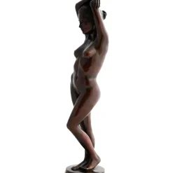 Statues & Sculptures Figurative|Table Top^Standing Woman Bronze Indoor Sculpture